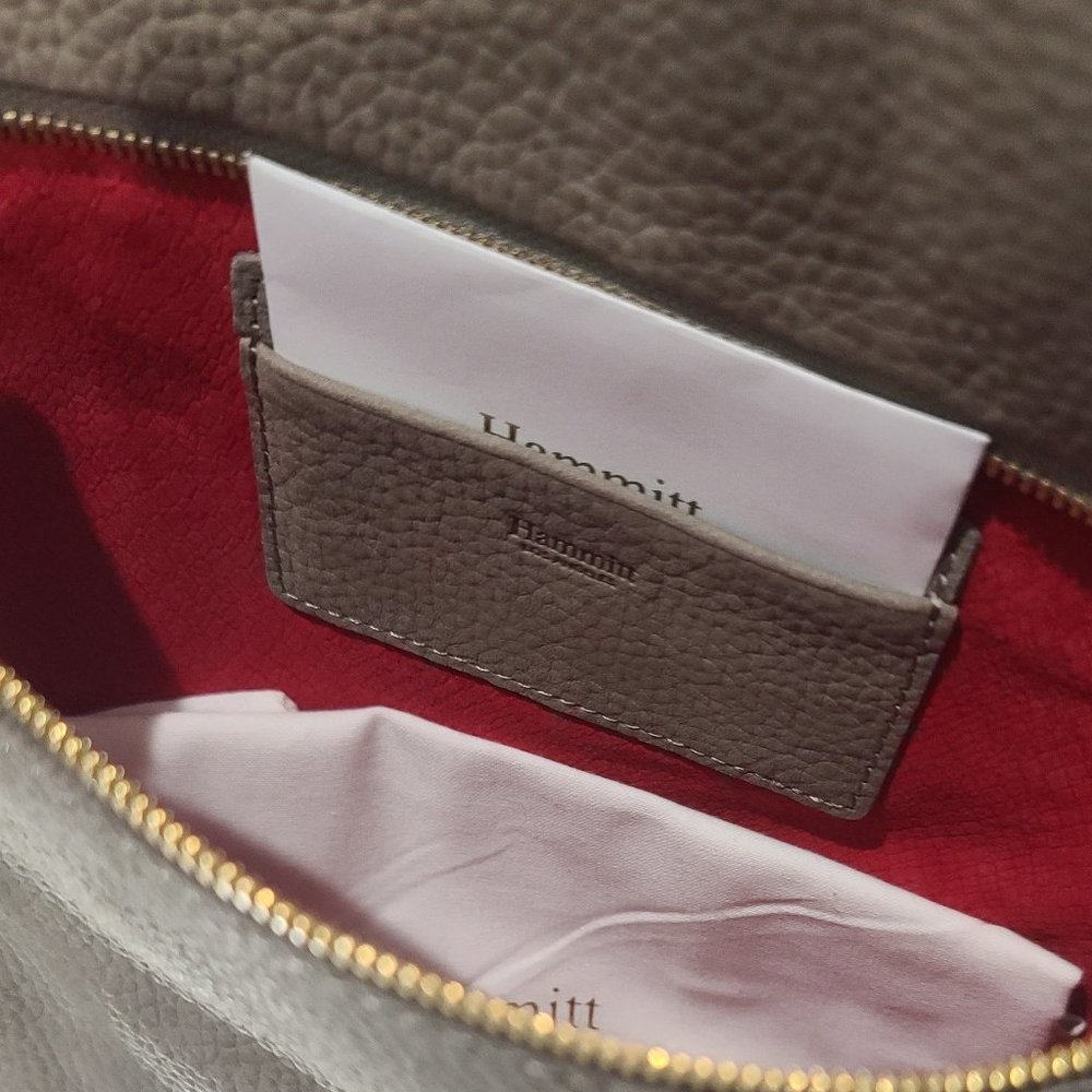 Hammitt Taupe Leather Crossbody with Gold Hardware - Picture 9 of 14